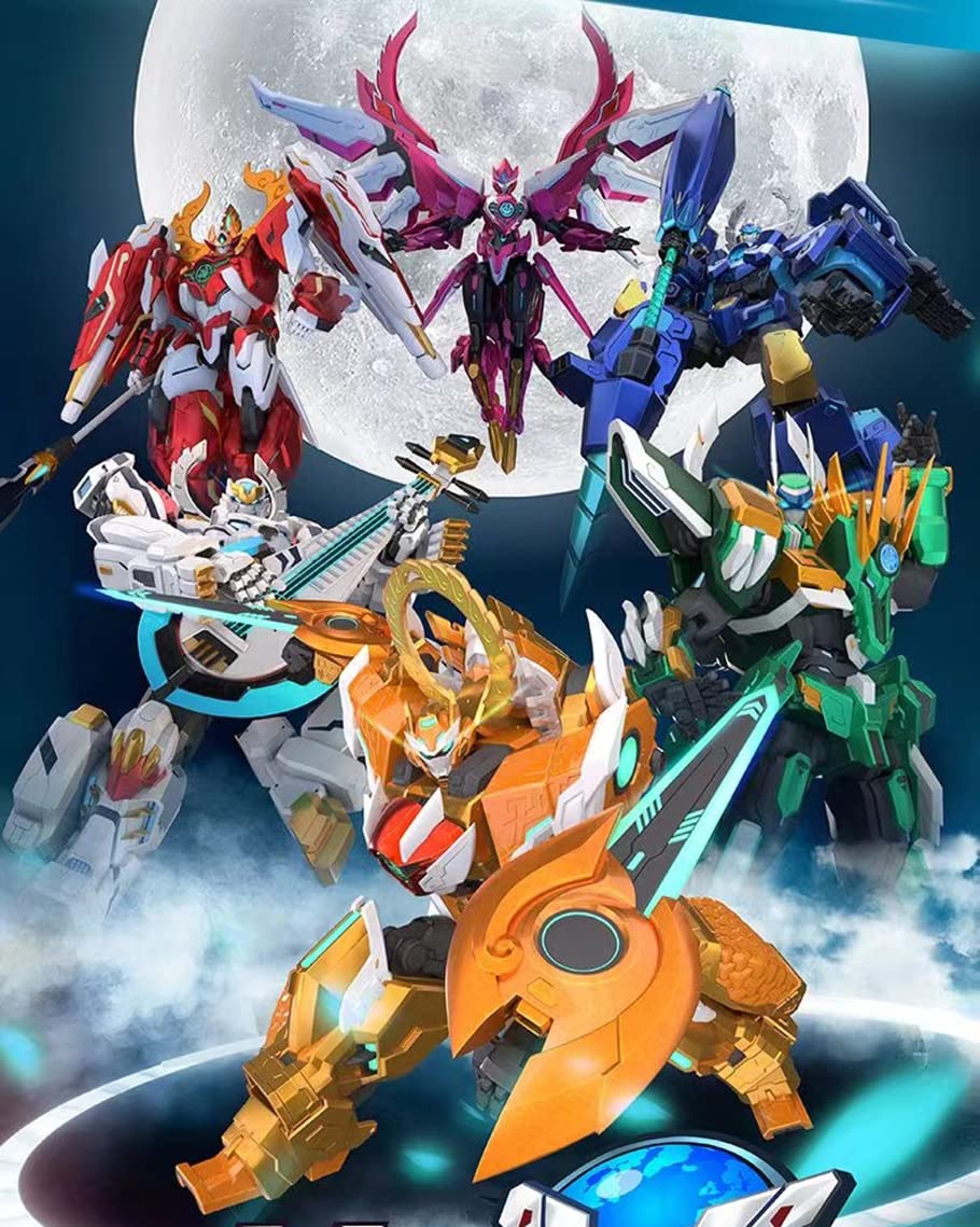 Amazon.co.jp: MZATIVATT 金剛神獣変形玩具金剛人形変形ロボット